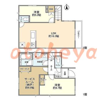 楽器可 ピアノ可 で 京王沿線の賃貸物件 2SLDK 31万円の写真1