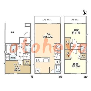 楽器可 ピアノ可 で 京成沿線の賃貸物件 2SLDK 19.8万円の写真1