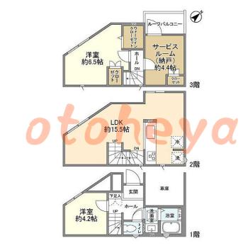 楽器可 ピアノ可 で 東武沿線の賃貸物件 2SLDK 17.8万円の写真1