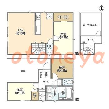 楽器可 ピアノ可 で 東武沿線の賃貸物件 2SLDK 29.4万円の写真1