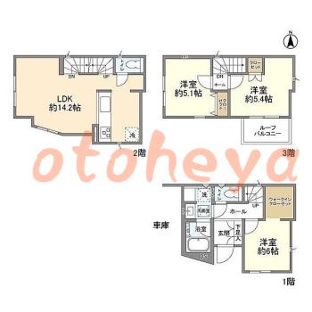 楽器可 ピアノ可 で 神奈川県の賃貸マンション物件 3LDK 25.3万円の写真1