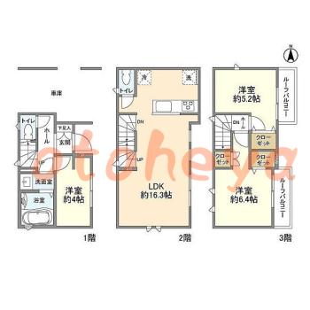 楽器可 ピアノ可 で 埼玉県の賃貸マンション物件 3LDK 15.9万円の写真1