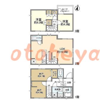 楽器可 ピアノ可 で 東京23区の賃貸マンション物件 2SLDK 30.7万円の写真1