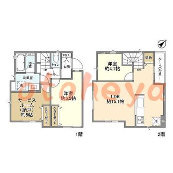 楽器可 ピアノ可 で 東京市部の賃貸マンション物件 2SLDK 23.2万円の写真1