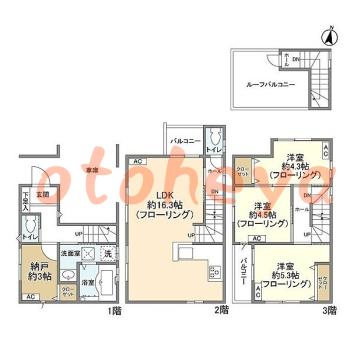 楽器可 ピアノ可 で 埼玉県の賃貸マンション物件 3SLDK 21.9万円の写真1