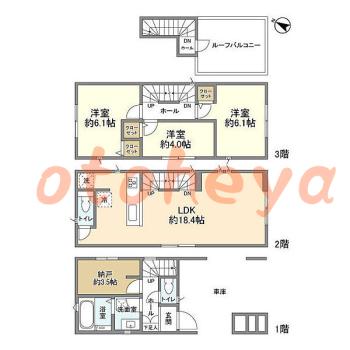 楽器可 ピアノ可 で 京成沿線の賃貸物件 3SLDK 22.6万円の写真1