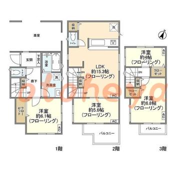 楽器可 ピアノ可 で 東京23区の賃貸マンション物件 4LDK 24.9万円の写真1