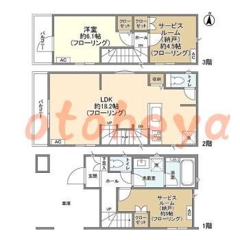 楽器可 ピアノ可 で 東急沿線の賃貸物件 1SLDK 29.8万円の写真1