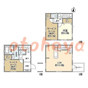 楽器可 ピアノ可 で 神奈川県の賃貸マンション物件 1SLDK 18万円の写真1