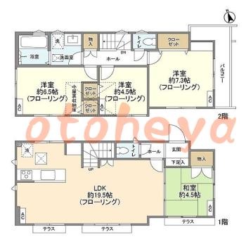楽器可 ピアノ可 で 東京近郊の賃貸物件 4LDK 30.3万円の写真1