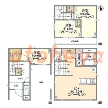 楽器可 ピアノ可 で 京成沿線の賃貸物件 3LDK 22.3万円の写真1
