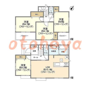 楽器可 ピアノ可 で 埼玉県の賃貸マンション物件 4LDK 15.8万円の写真1