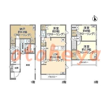 楽器可 ピアノ可 で 東京23区の賃貸マンション物件 3SLDK 31.8万円の写真1