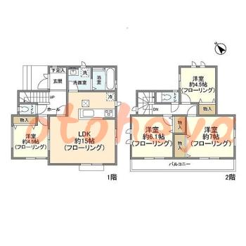 楽器可 ピアノ可 で 東京近郊の賃貸物件 4LDK 21.7万円の写真1