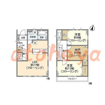 楽器可 ピアノ可 で 埼玉県の賃貸マンション物件 2SLDK 22.8万円の写真1