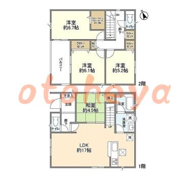 楽器可 ピアノ可 で 埼玉県の賃貸マンション物件 4LDK 16.8万円の写真1