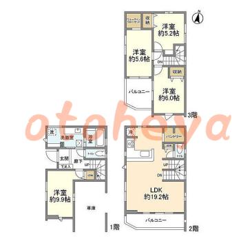 楽器可 ピアノ可 で 東京近郊の賃貸物件 4LDK 17.8万円の写真1