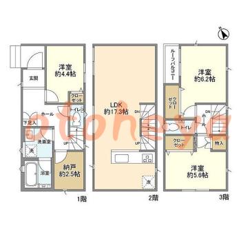 楽器可 ピアノ可 で 東京近郊の賃貸物件 3SLDK 19.5万円の写真1
