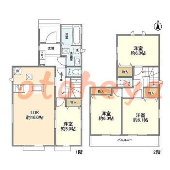 楽器可 ピアノ可 で 東京近郊の賃貸物件 4LDK 19.2万円の写真1