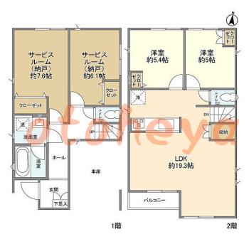 楽器可 ピアノ可 で 東京近郊の賃貸物件 2SLDK 26万円の写真1