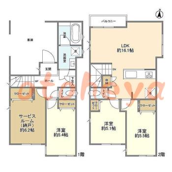 楽器可 ピアノ可 で 東京近郊の賃貸物件 3SLDK 25.9万円の写真1