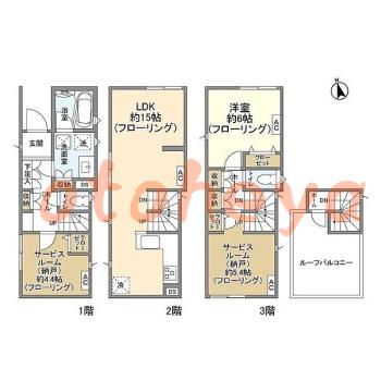 楽器可 ピアノ可 で 東京近郊の賃貸物件 1SLDK 23.6万円の写真1