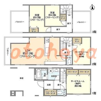 楽器可 ピアノ可 で 東京近郊の賃貸物件 2SLDK 21.3万円の写真1