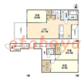 楽器可 ピアノ可 で 東京近郊の賃貸物件 3LDK 18.7万円の写真1