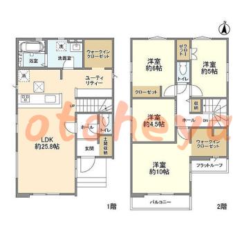 楽器可 ピアノ可 で 東京市部の賃貸マンション物件 4LDK 22.5万円の写真1