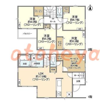 楽器可 ピアノ可 で 東京市部の賃貸マンション物件 4SLDK 21.8万円の写真1