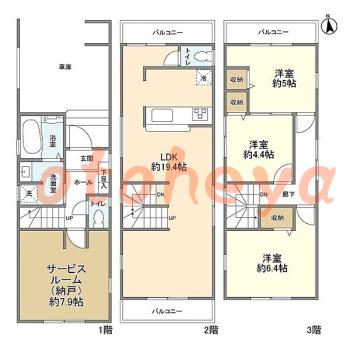 楽器可 ピアノ可 で 埼玉県の賃貸マンション物件 3SLDK 19.8万円の写真1