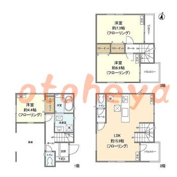 楽器可 ピアノ可 で 埼玉県の賃貸マンション物件 3LDK 18.8万円の写真1