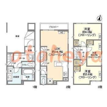 楽器可 ピアノ可 で 埼玉県の賃貸マンション物件 3LDK 18万円の写真1