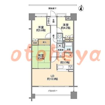 楽器可 ピアノ可 で 東京23区の賃貸マンション物件 3LDK 18.3万円の写真1