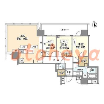 楽器可 ピアノ可 で 東京近郊の賃貸物件 3LDK 65万円の写真1