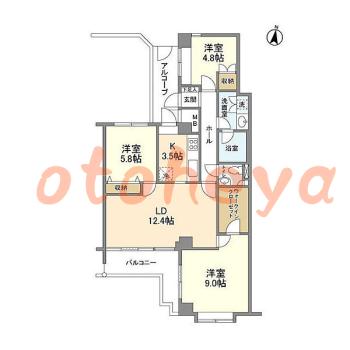 楽器可 ピアノ可 で 東京23区の賃貸マンション物件 3LDK 24.8万円の写真1