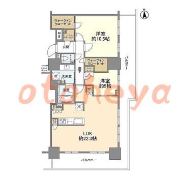 楽器可 ピアノ可 で 東京近郊 地下鉄の賃貸マンション物件 2LDK 34万円の写真1