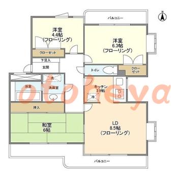 楽器可 ピアノ可 で 東京市部の賃貸マンション物件 3LDK 8.9万円の写真1
