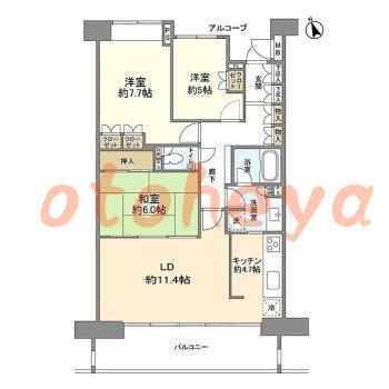 楽器可 ピアノ可 で 東京近郊の賃貸物件 3LDK 28.8万円の写真1