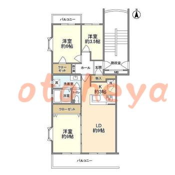 楽器可 ピアノ可 で 神奈川県の賃貸マンション物件 3LDK 17万円の写真1
