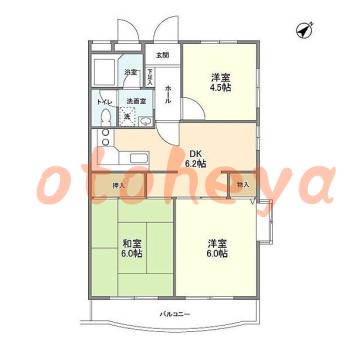 楽器可 ピアノ可 で 東京市部の賃貸マンション物件 3DK 7.6万円の写真1