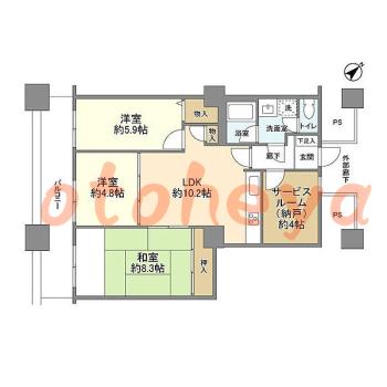 楽器可 ピアノ可 で 東京近郊の賃貸物件 3SLDK 27.5万円の写真1