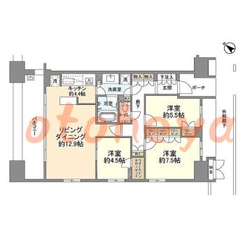 楽器可 ピアノ可 で 東京近郊の賃貸物件 3LDK 29万円の写真1