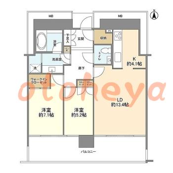 楽器可 ピアノ可 で 神奈川県の賃貸マンション物件 2LDK 28万円の写真1