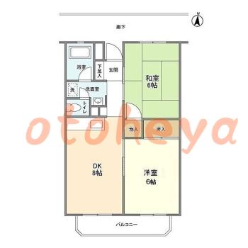 楽器可 ピアノ可 で 東京市部の賃貸マンション物件 2DK 6.5万円の写真1