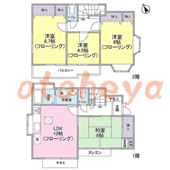 楽器可ピアノ相談の賃貸物件 4LDK 23.5万円の写真1