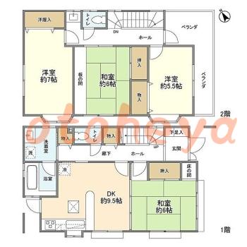 楽器可 ピアノ可 で 東京近郊 JRの賃貸物件 4DK 12.9万円の写真1