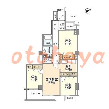 楽器可 ピアノ可 で 東急沿線の賃貸物件 3LDK 21.9万円の写真1