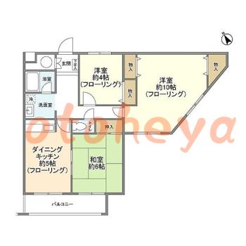 楽器可 ピアノ可 で 東京市部の賃貸マンション物件 3K 15万円の写真1