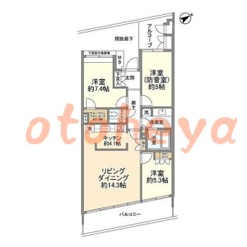 楽器可 ピアノ可 で 東京近郊 JRの賃貸物件 3LDK 26万円の写真1